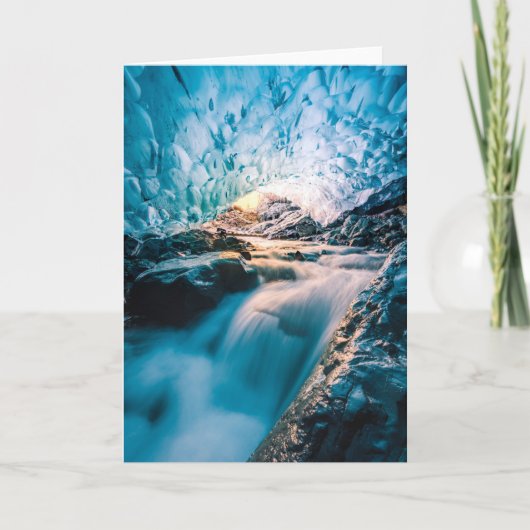 滝 | Vatnajokull Glacier, Eastern Iceland カード (正面)
