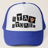 滞在によってかき立てられるトラック運転手の帽子 キャップ (正面)