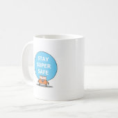 滞在によってすごい安全なマグ コーヒーマグカップ (正面左)