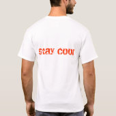 滞在のカッコいい Tシャツ (裏面)