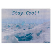 滞在のクールで装飾的なガラスまな板 カッティングボード (正面)