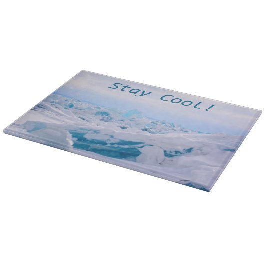 滞在のクールで装飾的なガラスまな板 カッティングボード (角)