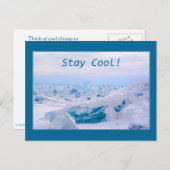 滞在のクールな郵便はがき ポストカード (正面/裏面)