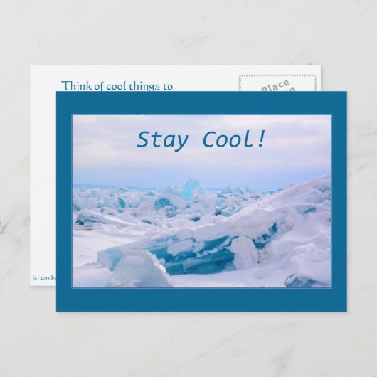 滞在のクールな郵便はがき ポストカード (正面/裏面)