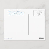 滞在のクールな郵便はがき ポストカード (裏面)