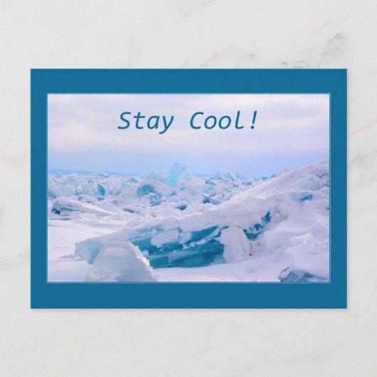 滞在のクールな郵便はがき ポストカード (正面)