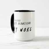 滞在の健康な滞在の美しい滞在はマグを目覚めさせました マグカップ (正面左)