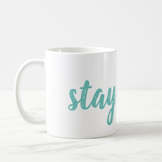 滞在の塩辛いマグ コーヒーマグカップ (左)