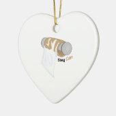 滞在の平静 セラミックオーナメント (左)