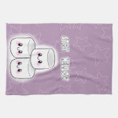 滞在の熟したマシュマロ キッチンタオル (横)