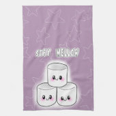 滞在の熟したマシュマロ キッチンタオル (縦)