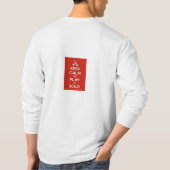 滞在の穏やかなか単独の長袖 Tシャツ (裏面)