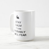 滞在の穏やかなマグ コーヒーマグカップ (正面左)