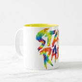 滞在の素晴らしいのコップ ツートーンマグカップ (正面左)