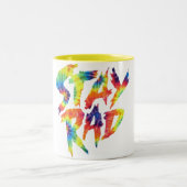 滞在の素晴らしいのコップ ツートーンマグカップ (中央)