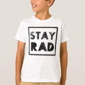 滞在の素晴らしいの80年代のヴィンテージのレトロの写実的なTシャツ Tシャツ (正面)