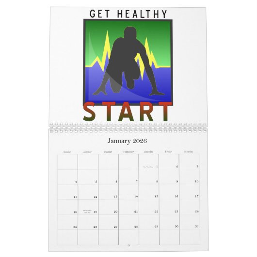 滞在の適当なカレンダー カレンダー (1月 2026)