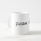 滞在の風変わりなマグ コーヒーマグカップ (正面左)