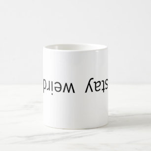 滞在の風変わりなマグ コーヒーマグカップ