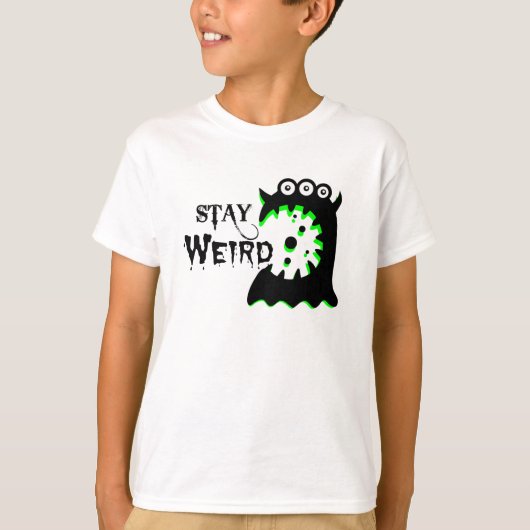 滞在の風変わりな子供のワイシャツ Tシャツ (正面)