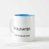 滞在の高い11ozツートーンマグ ツートーンマグカップ (正面左)