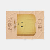 滞在のToastyキャラクターの漫画|のフリースブランケット フリースブランケット (正面(横))