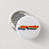 滞在は目覚めました 缶バッジ (正面&裏面)