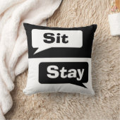 滞在を坐らせて下さい クッション (ブランケット)