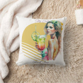 滞在カッコいい クッション (ブランケット)