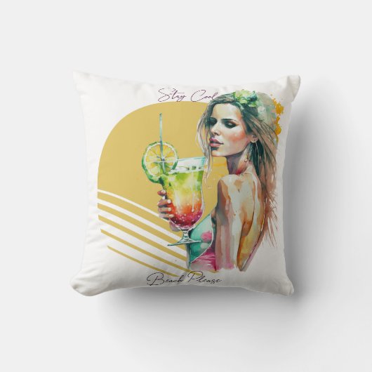 滞在カッコいい クッション (正面)