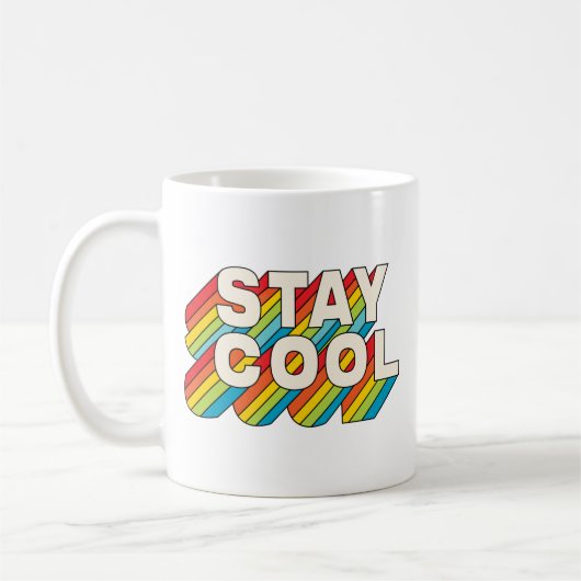 滞在カッコいい コーヒーマグカップ (左)