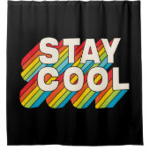 滞在カッコいい シャワーカーテン (正面)