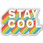 滞在カッコいい シール (正面)