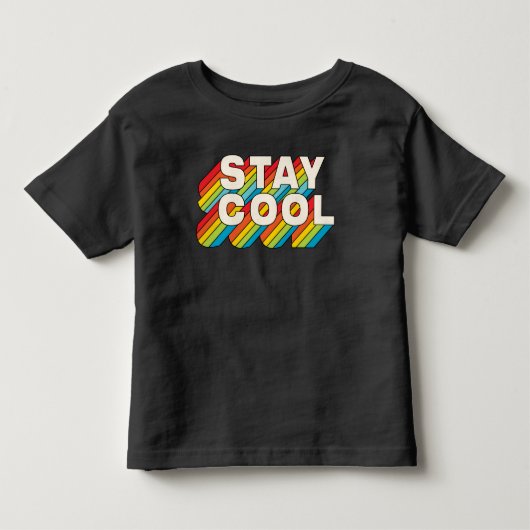 滞在カッコいい トドラーTシャツ (正面)