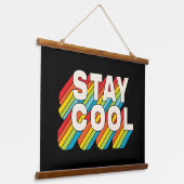 滞在カッコいい 吊り下げ型タペストリー (傾斜あり)