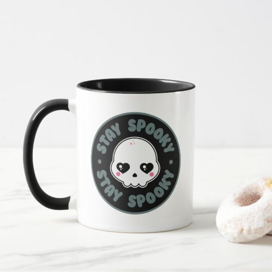 滞在不気味 マグカップ (ドーナツ)