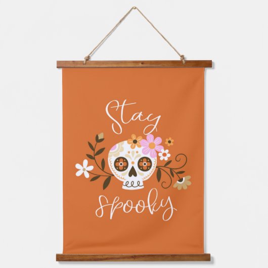 滞在不気味 吊り下げ型タペストリー (正面)