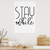 滞在中のプリントポスター – ポス感動的ター ポスター (キッチン)