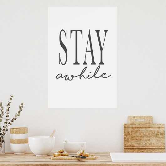 滞在中 ポスター (キッチン)