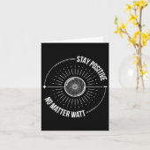 滞在前向き カード (黄色い花)