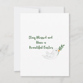 滞在賛美し、美しい復活祭を持つ シーズンカード