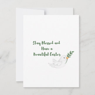 滞在賛美し、美しい復活祭を持つ シーズンカード