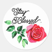 滞在賛美 ラウンドシール (正面)