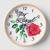 滞在賛美 壁時計 (正面)