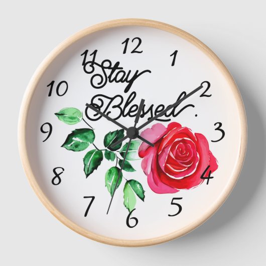 滞在賛美 壁時計 (正面)