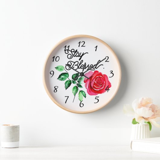 滞在賛美 壁時計 (ホーム)