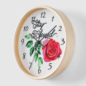 滞在賛美 壁時計 (傾斜)