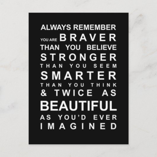 滞在頭が切れる ポストカード (正面)