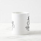 滞在風変わり コーヒーマグカップ (中央)