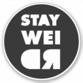 滞在風変わり シール (正面)